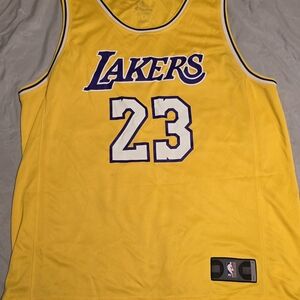 LeBron James Los Angeles Lakers Fanatics Fast Break Replica Jersey Icon Edition